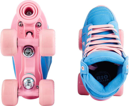 Wrotki Rio Roller Lumina blue/pink