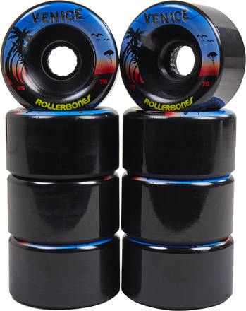 Koła Rollerbones Venice 65mm 78a Black 8 sztuk