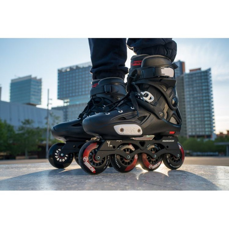 Rolki Powerslide Imperial One 80 Black Crimson