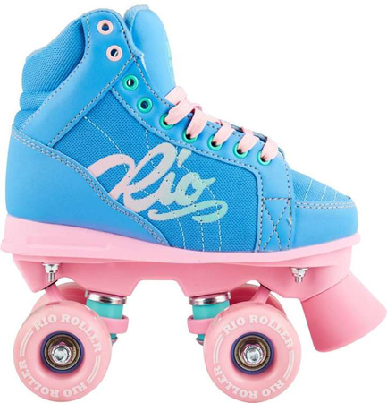 Wrotki Rio Roller Lumina blue/pink