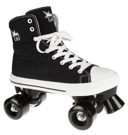 Wrotki Rookie Canvas High Black