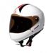 T8 Racer Helmet S/M White